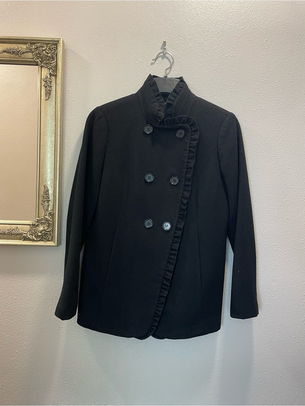 Ann Taylor Black Pea Coat